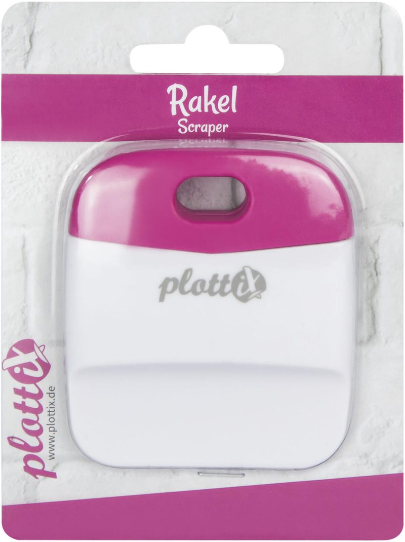 plottiX Raclette pour découpeuse vinyle blanc, rose
