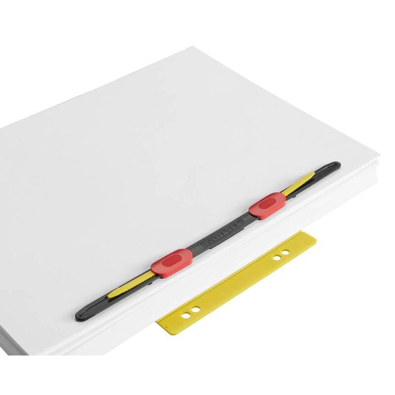 HASenPfeil® 1 Bande de classement pour DIN A4 jaune 1 boîte = 20 pièces — lot de 20 pièces