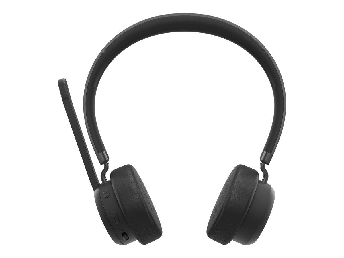Casque filaire Lenovo On-Ear pour VoIP noir