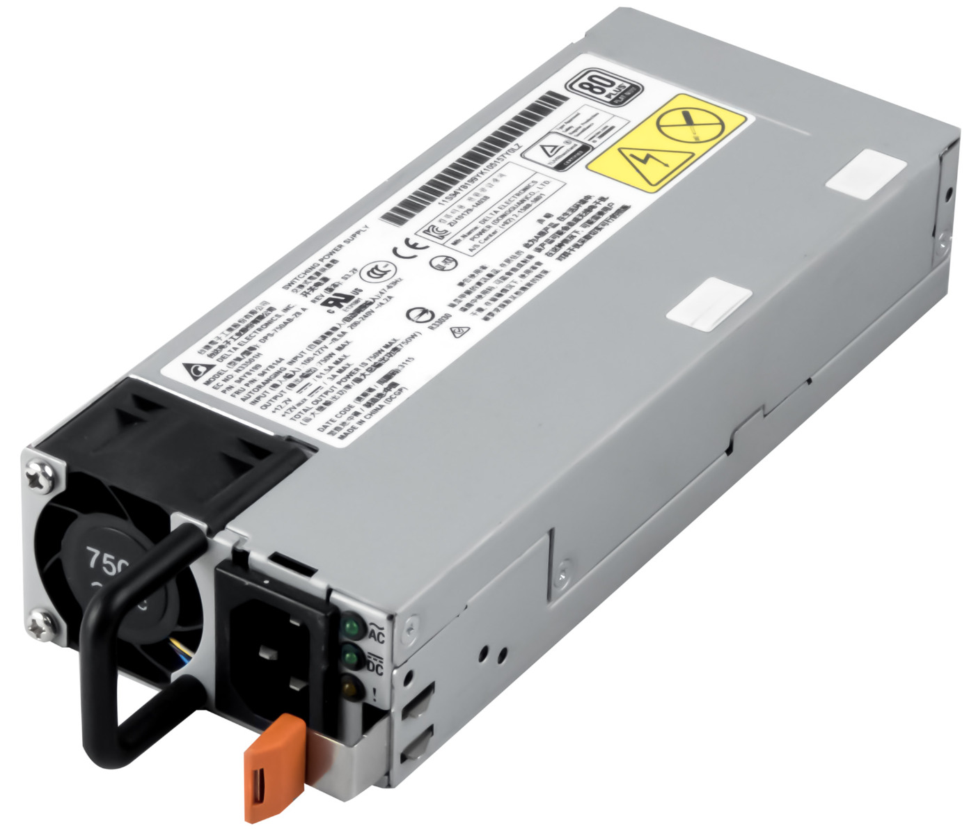 IBM 94Y8144 94Y8199 DPS-750AB-28 A 750W Alimentation redondante X3650 X3550 M5