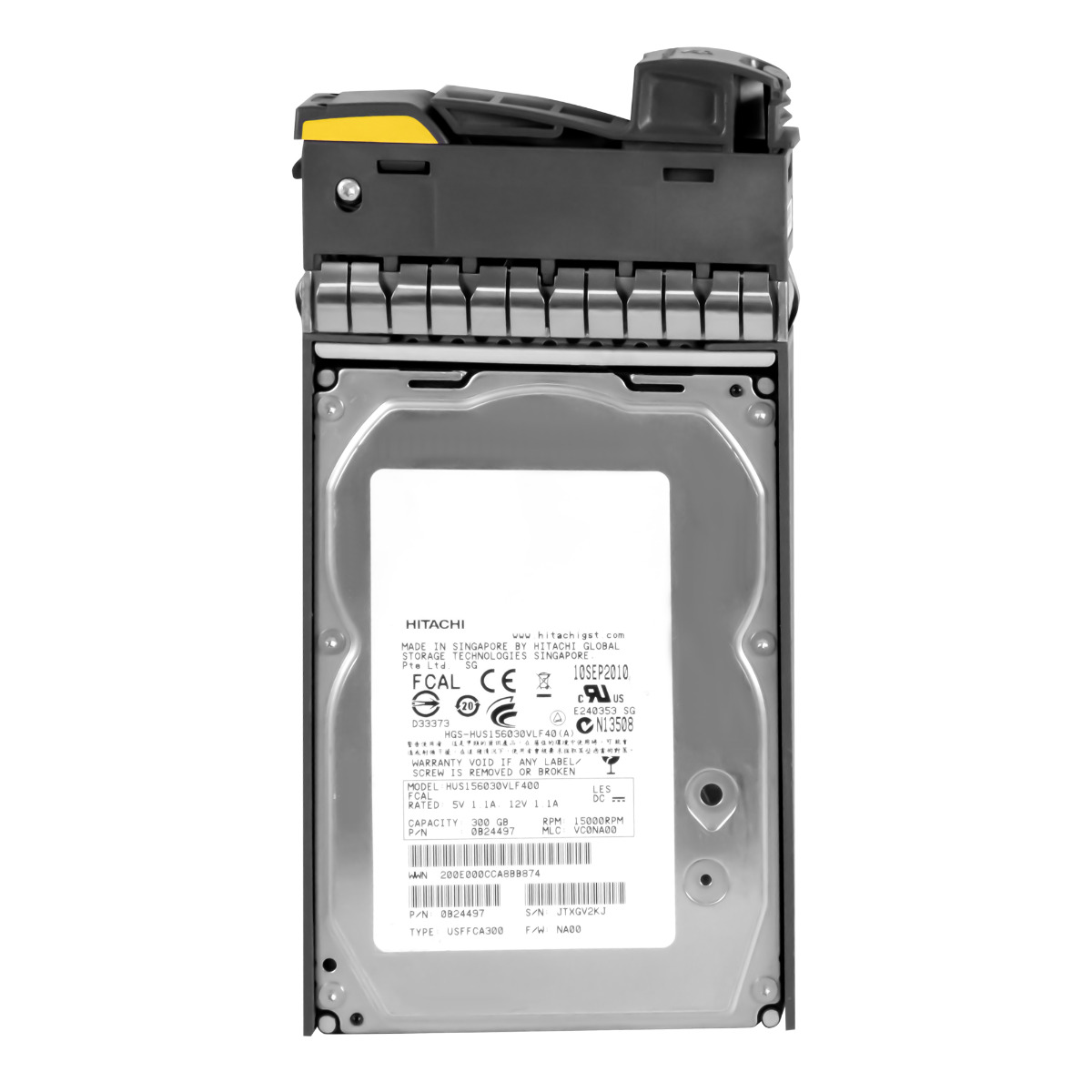 NETAPP 108-00156+B4 X279A-R5 300 Go 15 000 tr/min 64 Mo FC 3,5'' HUS156030VLF400