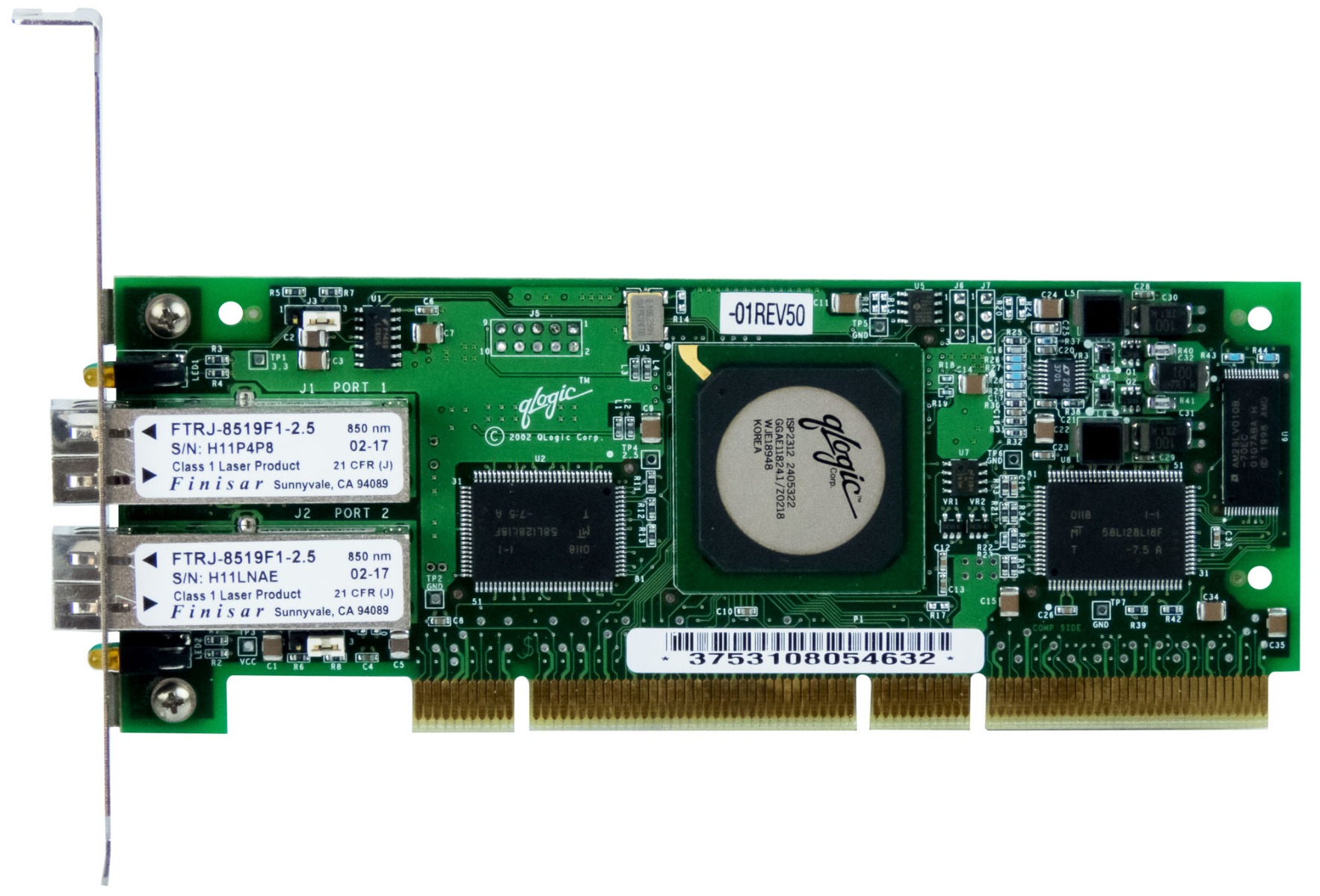QLOGIC QLA2342 Contrôleur double FIBRE CHANNEL PCI-X 2 Gbps