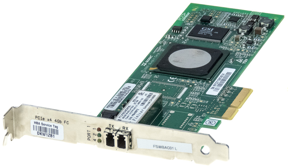 DELL 0DC774 Contrôleur Fibre Channel QLE2460 4Gb PCIe