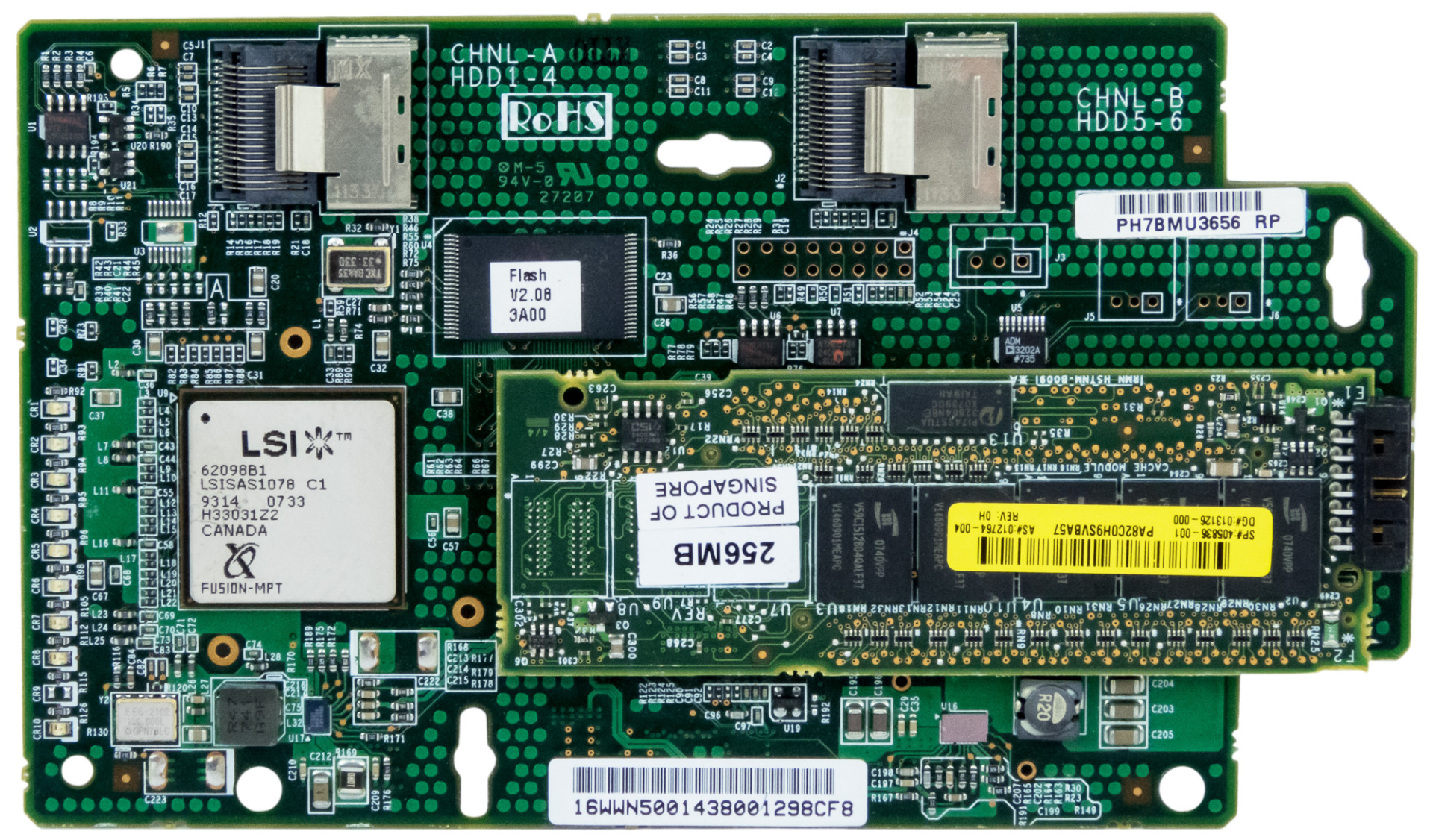 HP 412206-001 CONTRÔLEUR SMART ARRAY SAS P400i 256MB 405836-001