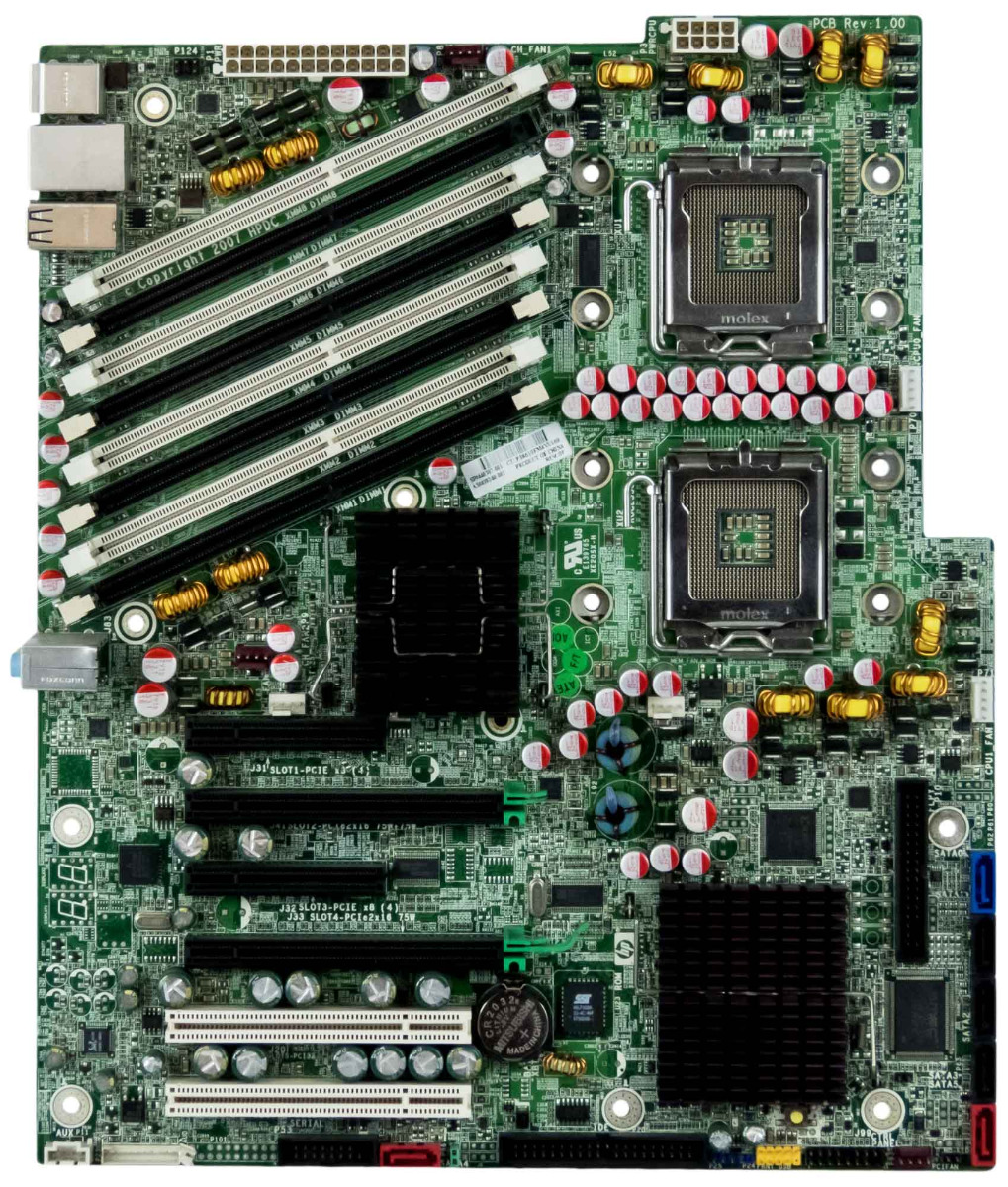 HP 440307-001 DUAL SOCKET LGA771 DDR2 SYSTEM BOARD pour XW6600 XW6400