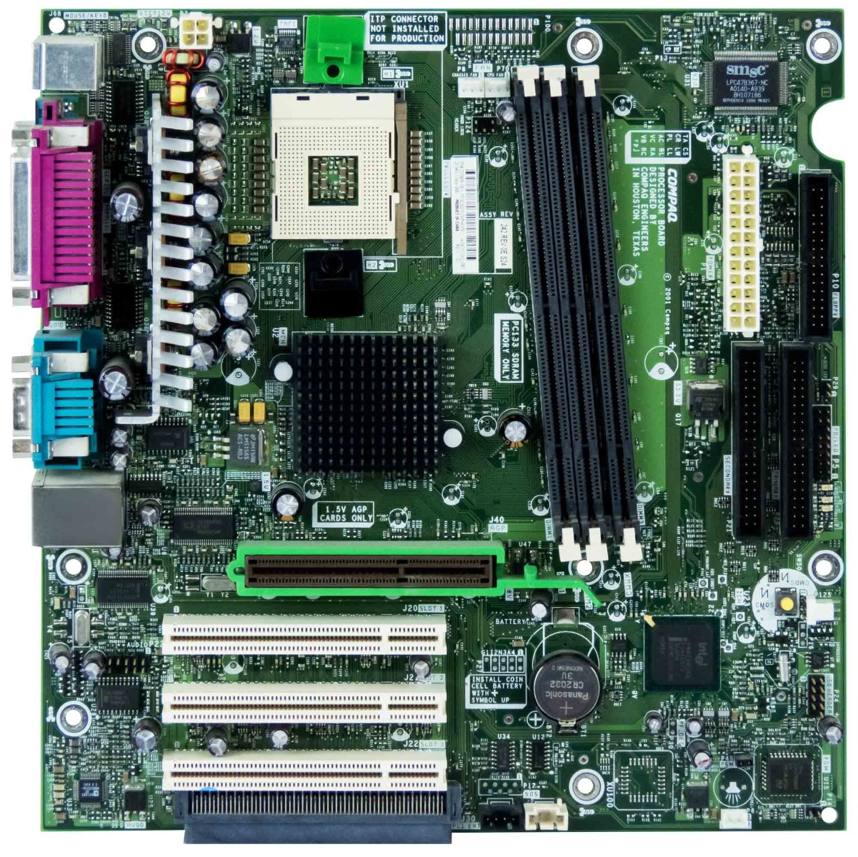 COMPAQ 252608-001 Socket 478 SDRAM AGP PCI pour EVO D300/D500