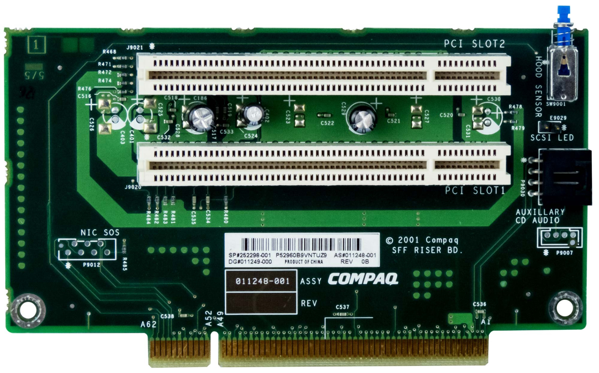 COMPAQ Carte riser 2x PCI pour Evo D300/D500/D510 252298-001