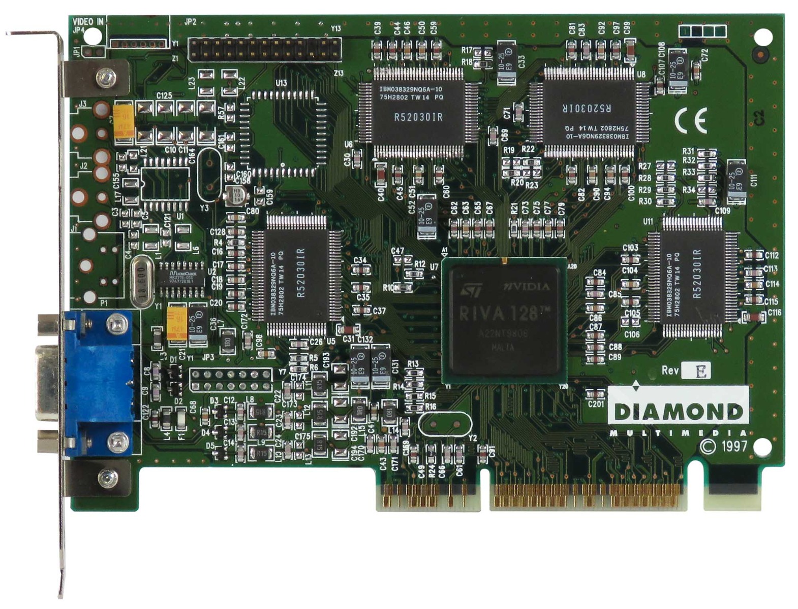 DIAMOND NVIDIA Riva 128 4 Mo Viper V330 22230003-002 23230003-402 AGP