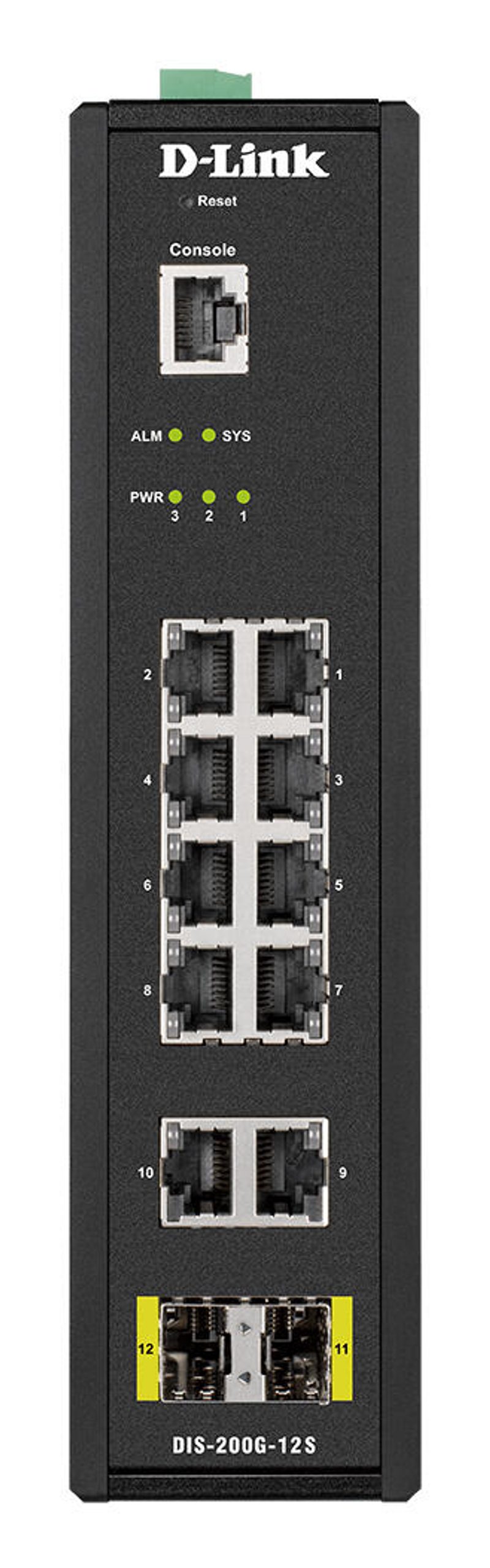 Commutateur D-Link DIS-200G-12S, 12 ports Layer 2 Smart Managed Gigabit Industrial Switch