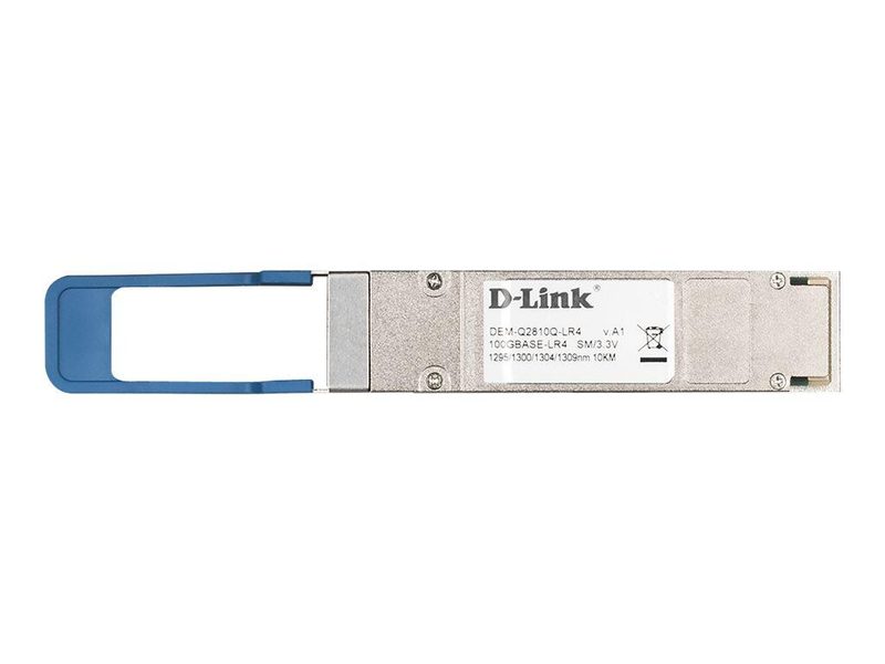 D-Link DEM-Q2810Q-LR4 - Transceiver QSFP28 100G - Portée 10 km - Réf. DEM-Q2810Q-LR4