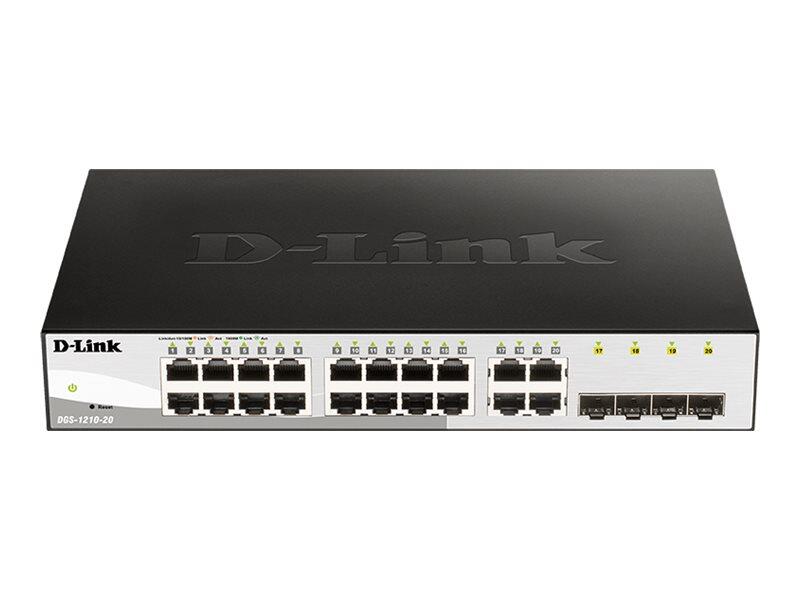 D-Link DGS-1210-20/E, commutateur Smart Managed Gigabit Layer 2 à 20 ports