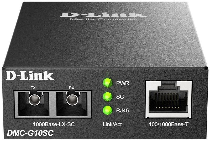 D-Link DMC-G10SC/E, Convertisseur Ethernet Gigabit vers fibre optique LX