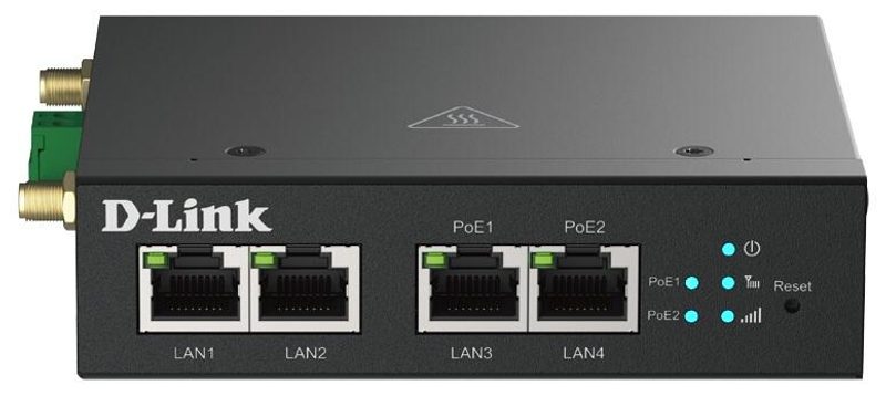 D-Link DWM-314-TP/E, routeur modem industriel VPN 4G Multi-Connect M2M PoE