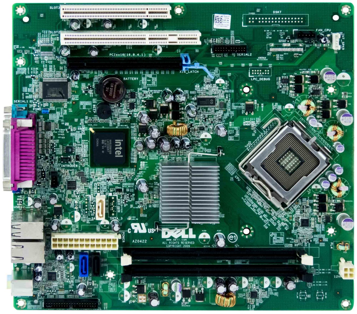 DELL 0HN7XN Carte mère LGA775 DDR3 OPTIPLEX 380
