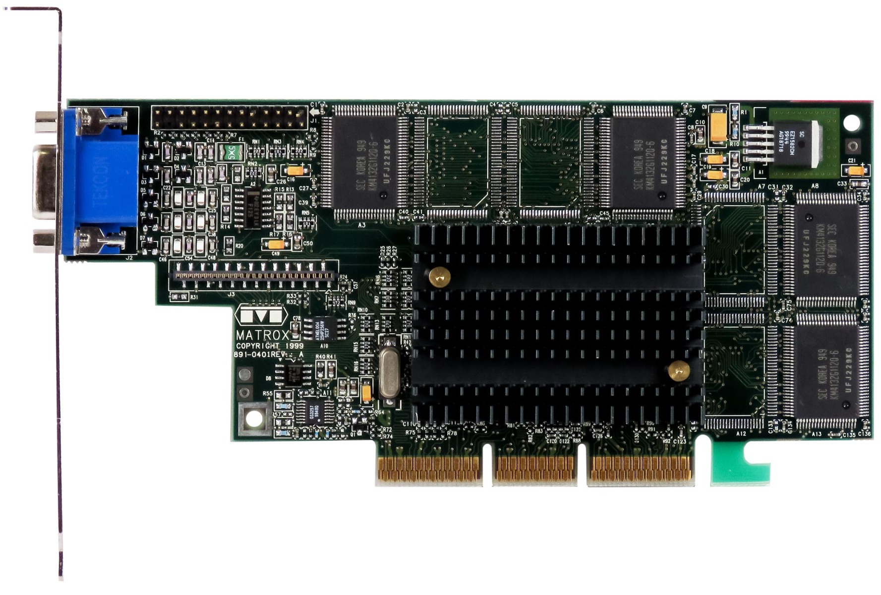 MATROX G400 16MB G4+MILA/16/CPQ 891-0401 AGP VGA