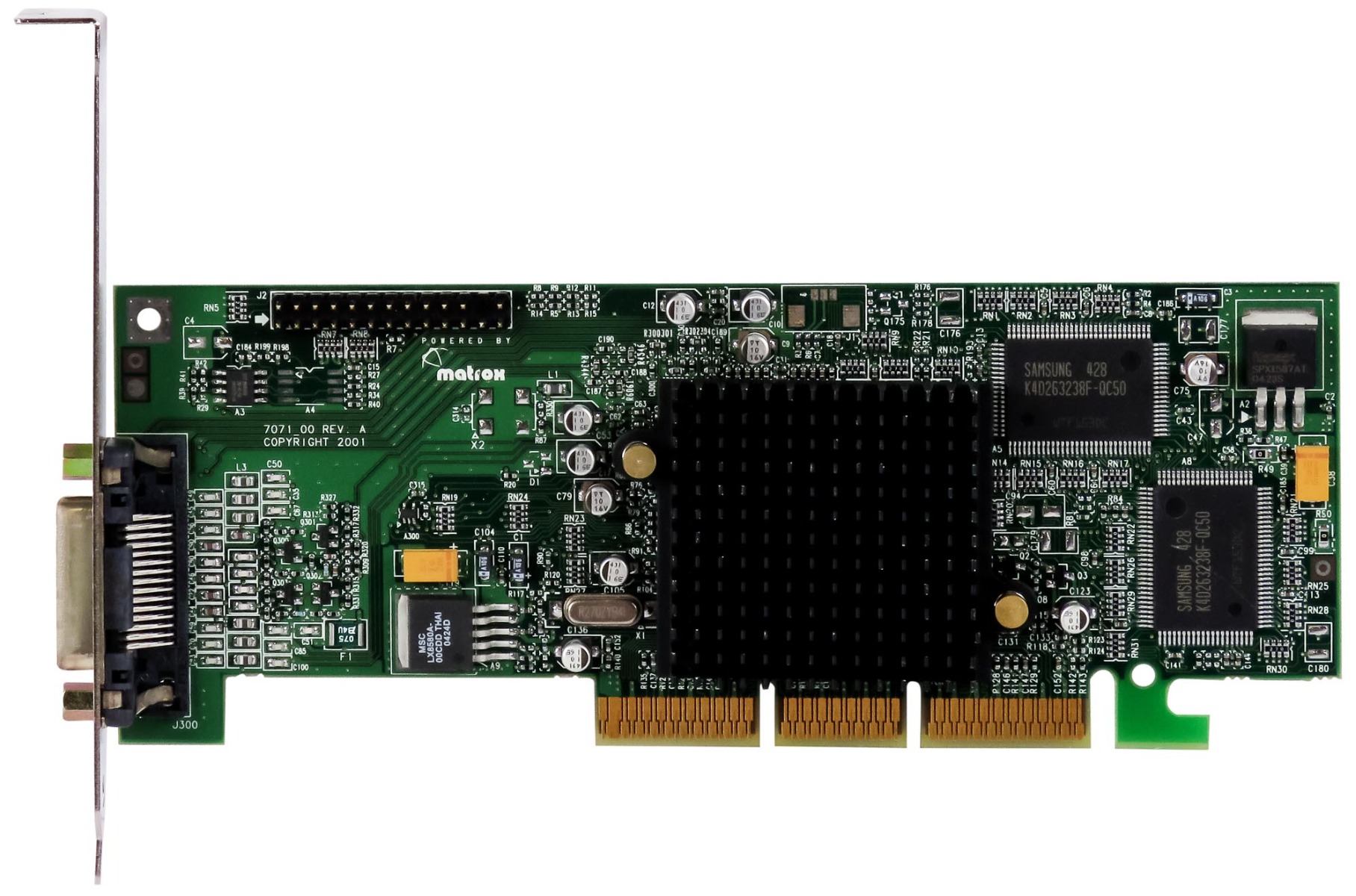 MATROX G550 32 Mo MGI G55MADDA32DB 7071-00 AGP