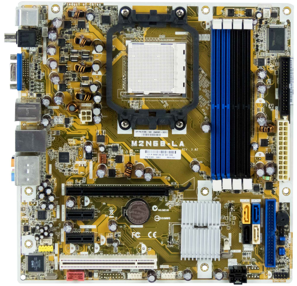HP 5189-1661 M2N68-LA CARTE MÈRE s.AM2 DDR2 ATX