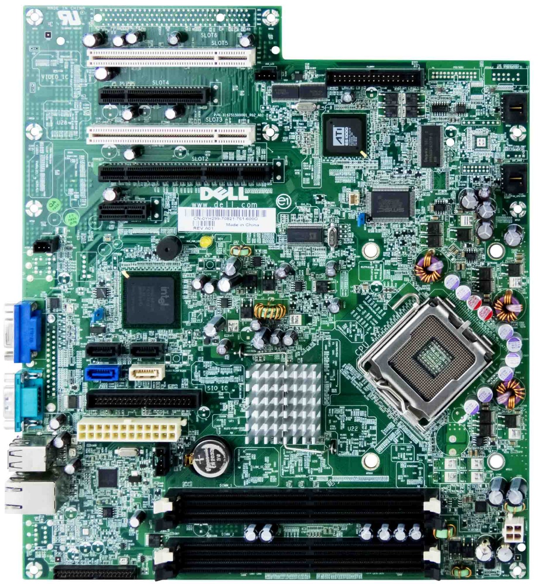 CARTE MÈRE DELL 0YH299 s.775 DDR2 PCI PCI-E SATA