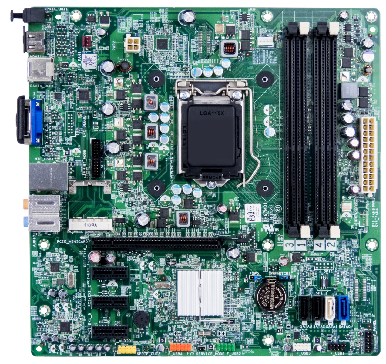 CARTE MÈRE DELL 0Y2MRG DH67M01 s.1155 DDR3 ATX XPS 8300