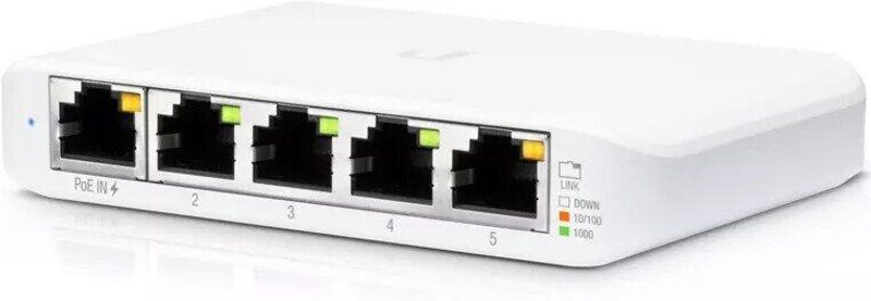 Commutateur UniFi Flex Mini 5 ports blanc, lot de 3