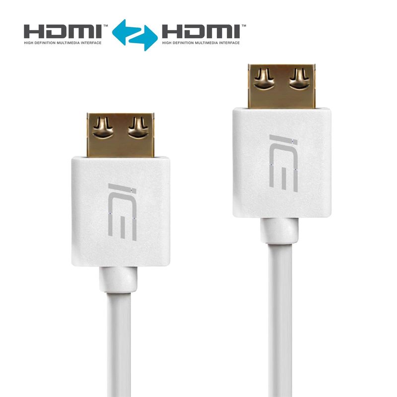 ICE Cable - Câble HDMI Série S2, 23,0 m, blanc