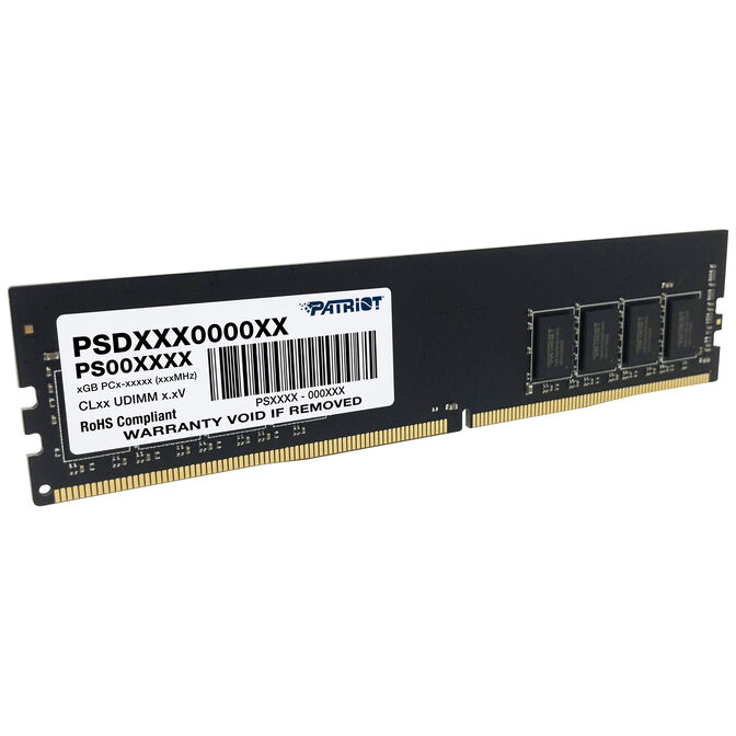 Patriot Signature Line RAM DDR4-3200, CL22 - 16 Go Single-Kit, noir