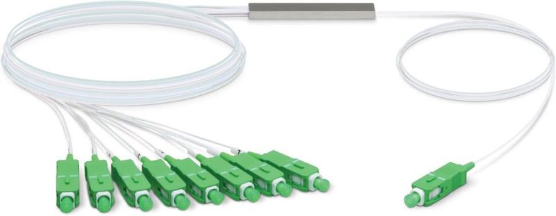 Câble splitter Ubiquiti UFiber SC/APC (M) vers SC/APC (M) 1,5 m, 1:8 ports