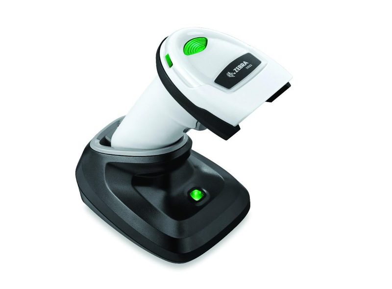 Zebra Scanner manuel de codes-barres DS2278 - Kit USB blanc - Imagerie 2D, sans fil Bluetooth, avec station de charge & câble USB