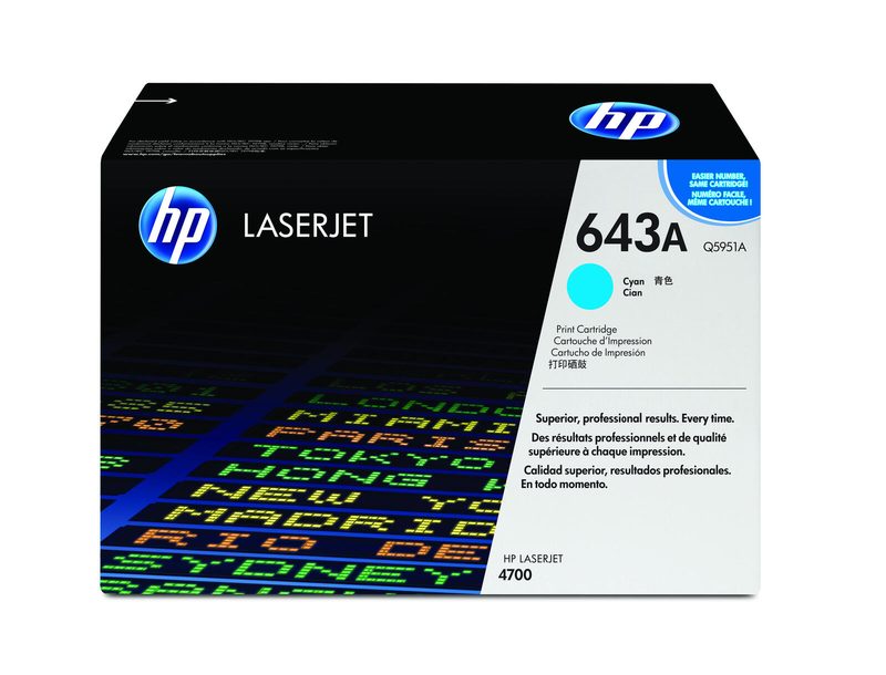 HP Original 643A Toner cyan 10 000 pages (Q5951A)