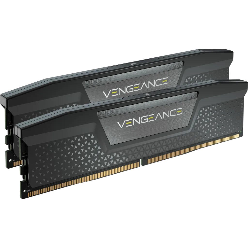 Kit de mémoire Corsair Vengeance 32 Go (2x 16 Go) DDR5 6000 MHz noir 2x 16 Go CL36 (36-44-44-96) non buffer pour PC de bureau