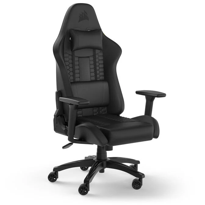 Fauteuil gaming Corsair TC100 Relaxed, cuir synthétique - noir