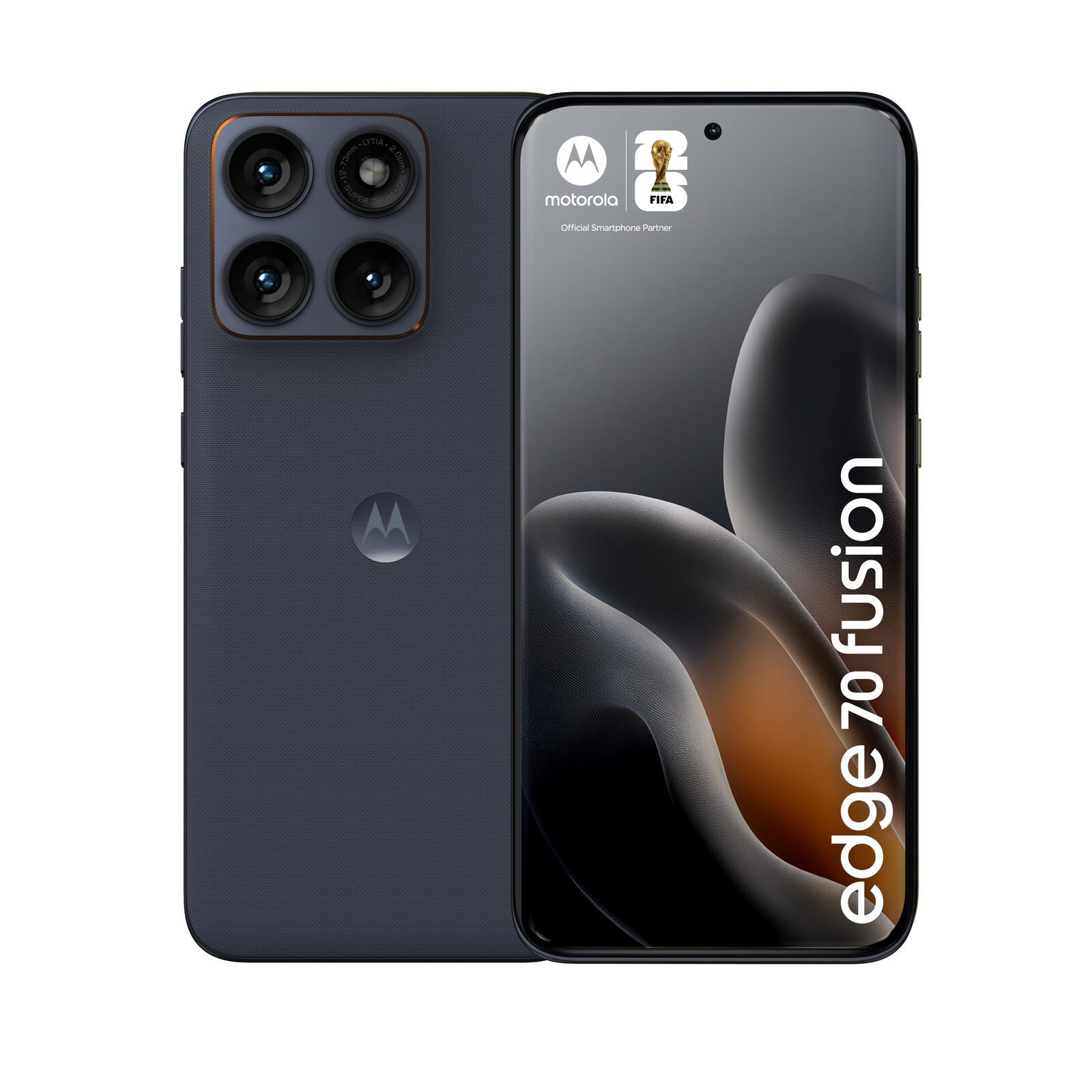 Motorola Edge 70 Fusion - Smartphone 5G - 8 Go/256 Go PANTONE Silhouette Dual SIM, écran OLED, 6,78", 2772 x 1272, 144 Hz