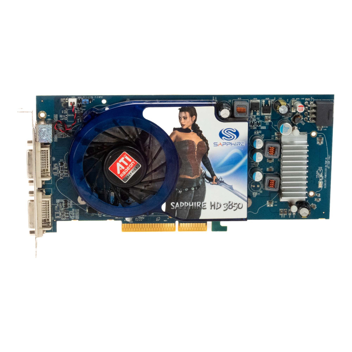 SAPPHIRE ATI RADEON HD3850 512MB GDDR3 11124-00 AGP