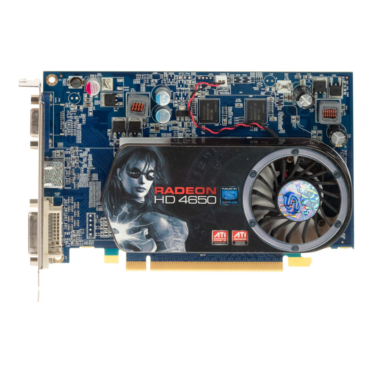 SAPPHIRE ATI RADEON HD 4650 1GB HM (512MB) GDDR2 288-20E93-200SA PCIe x16