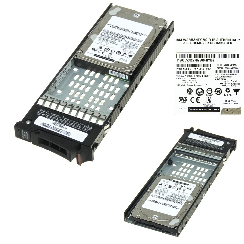 IBM 85Y5863 450 Go 10K 16 Mo SAS-2 2,5'' ST600MM0006