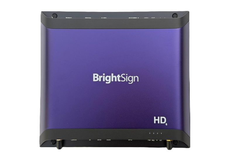 Lecteur d'affichage numérique BrightSign HD1026 4K UHD, HDMI, USB Type-A, LAN, mini-jack, série
