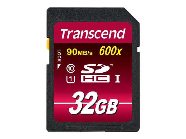 Carte SD Transcend TS32GSDHC10U1 - 32 Go - SDHC - UHS-I Class 1 (U1) - Class 10