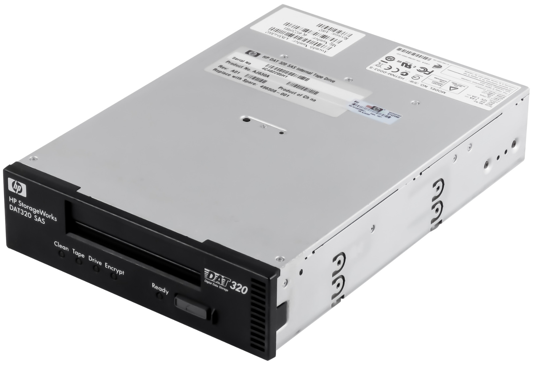 HP 496508-001 AJ830A HSTNM-D003-S DAT320 160/320GB 5.25'' SAS
