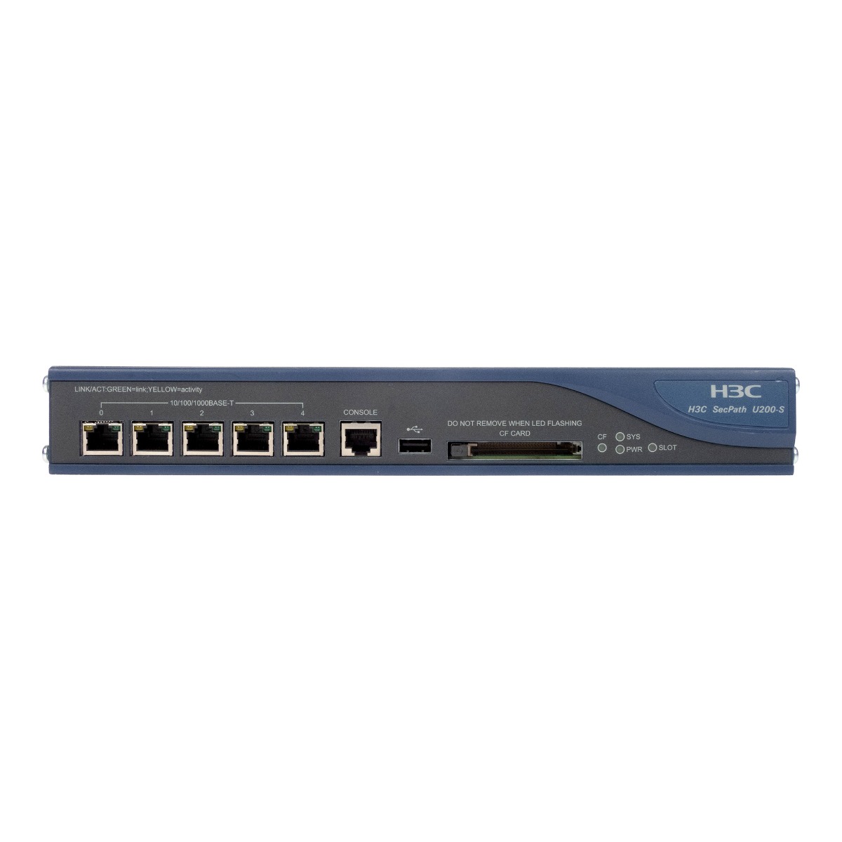 HP S200-S UTM H3C SecPath U200-S COMMUTATEUR 4x1Gb 1xRJ-45 JD273A