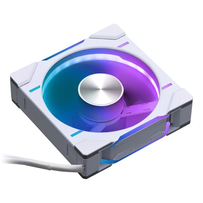 Ventilateur Phanteks D30 PWM Reverse Airflow D-RGB 120 mm - blanc