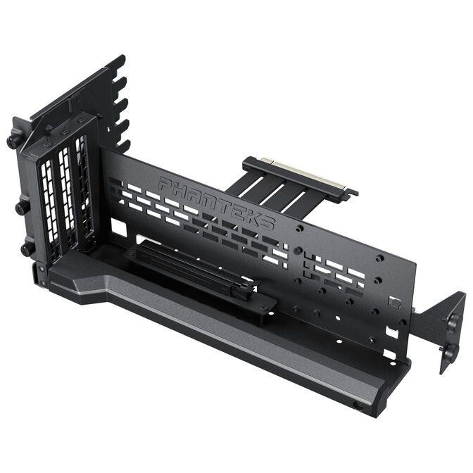 Support GPU vertical premium Phanteks PCIe Gen 5, DRGB, avec câble Riser PCIe 5.0 - 220 mm, noir