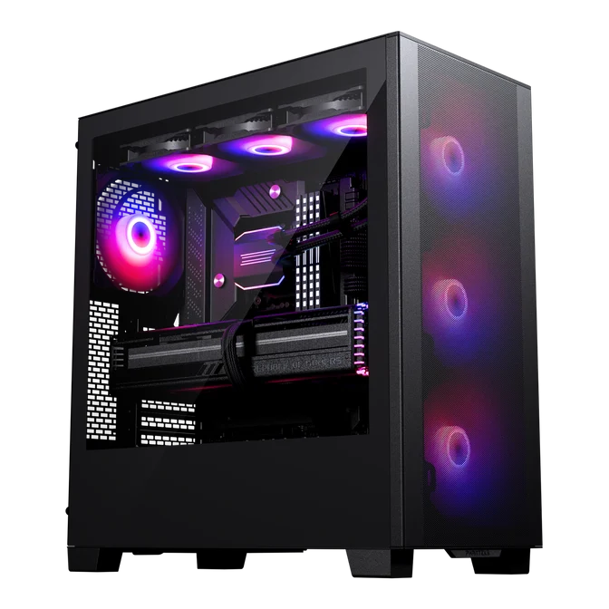 Phanteks XT Pro Ultra - Boîtier PC Midi-Tower, E-ATX, verre trempé, D-RGB - noir