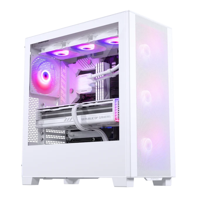 Phanteks XT Pro Ultra - Boîtier PC Midi-Tower, E-ATX, verre trempé, D-RGB - blanc