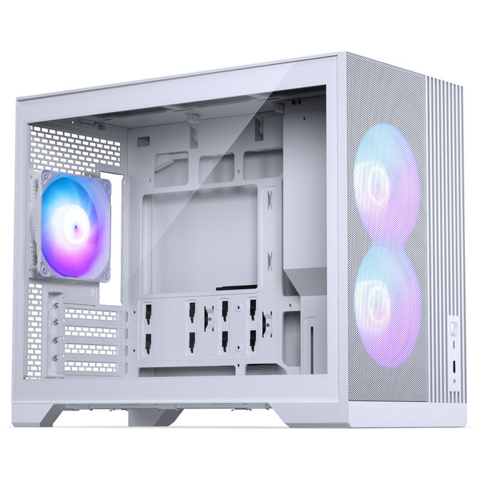 Boîtier Phanteks XT M3 Mini - mATX, RGB, verre trempé - blanc