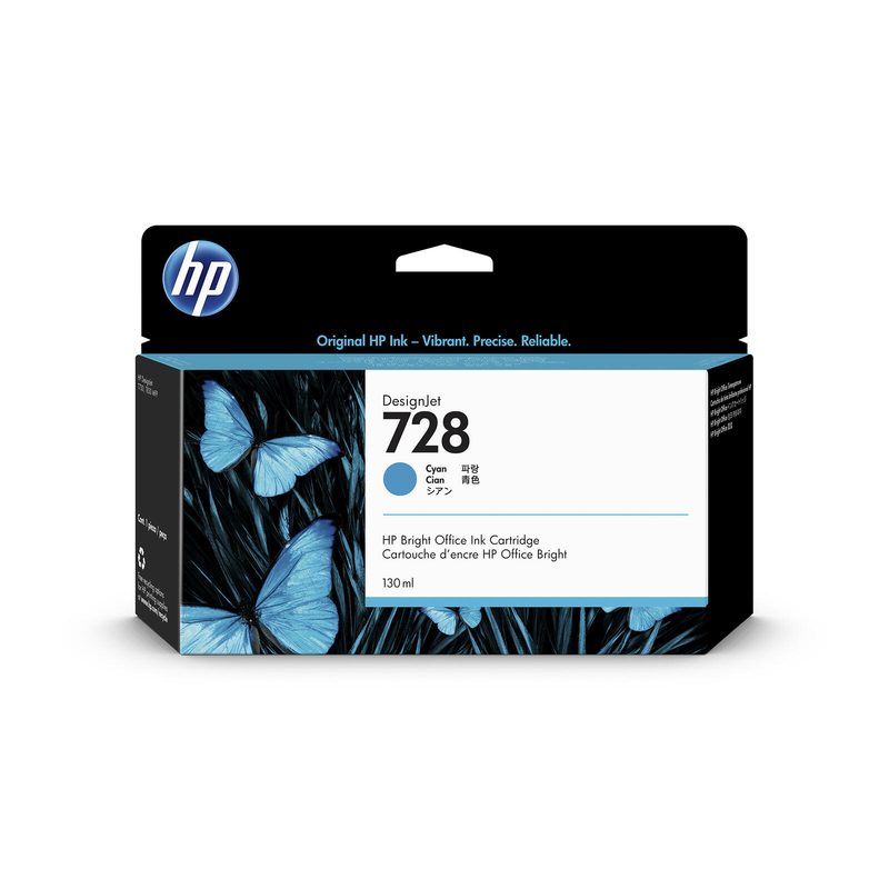 Cartouche HP Original 728 - cyan (F9J67A)