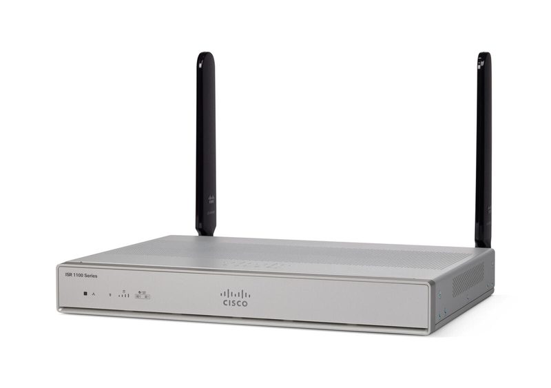 Routeur Cisco Integrated Services avec 4 ports Ethernet Gigabit (GbE), 1 port WAN DSL (Annexe A/M) et Ethernet WAN (C1117-4P)