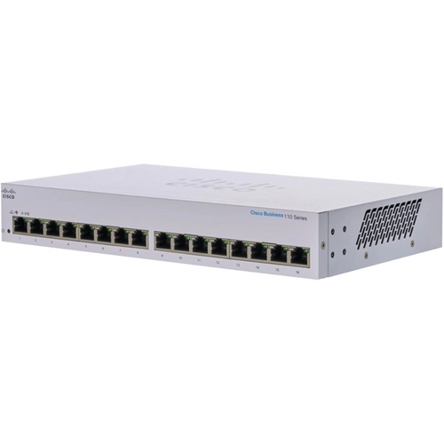 Switch Cisco Business 110 Series 16 ports 1GbE non géré 16x 1GbE CBS110-16T-EU