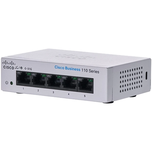 Commutateur Cisco Business 110-Series 5 ports 1GbE non géré 5x 1GbE CBS110-5T-D-EU