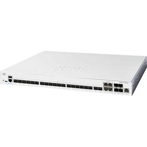Commutateur Cisco Catalyst 1300-24XS 24 ports 10G-SFP+, 4 ports combo 10GE-SFP+ (C1300-24XS) Garantie limitée à vie
