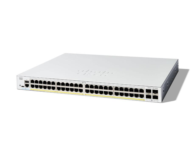 Commutateur Cisco Catalyst 1300-48FP-4X 24x 1GbE + 4x 10GbE SFP+ L3 managé C1300-48FP-4X